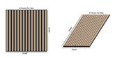 VW60 Acoustic Slat Panels - White Oak